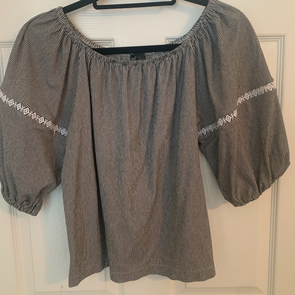 Summery striped blouse